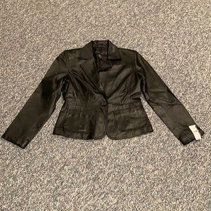 NY&CO Black Leather Jacket
